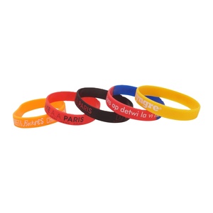 Customized Wrist Band Silicone Wristband Rubber Band With Cartoon logo