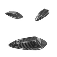 Cover Antena Atap Serat Karbon Kering Model Sirip Hiu untuk BMW G80 M3 G82 M4 LCI Aksesoris Eksterior