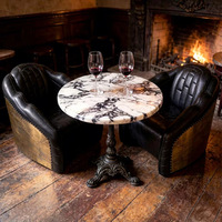 Fauteuil une place en cuir véritable style aviateur, luxueux, vintage, style industriel, noir, rembourré en éponge, métal cuivré