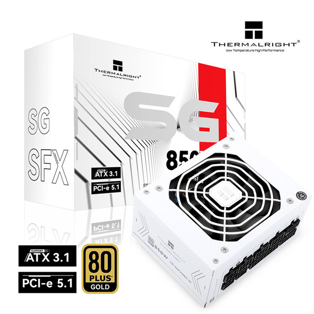 Thermalright TR-SGFX850-W 850W SFX 80PLUS Gold Full Modular ATX3.1 PCIE5.1 Desktop Power Supply in Stock Wholesale