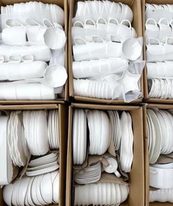 Factory Stock <strong>White</strong> Ceramic <strong>Dinner</strong> <strong>Set</strong> with Plates Bowls Dishes Mix Packaging for Restaurant Catering Home Dining &amp; Wholesale - Product Image 1