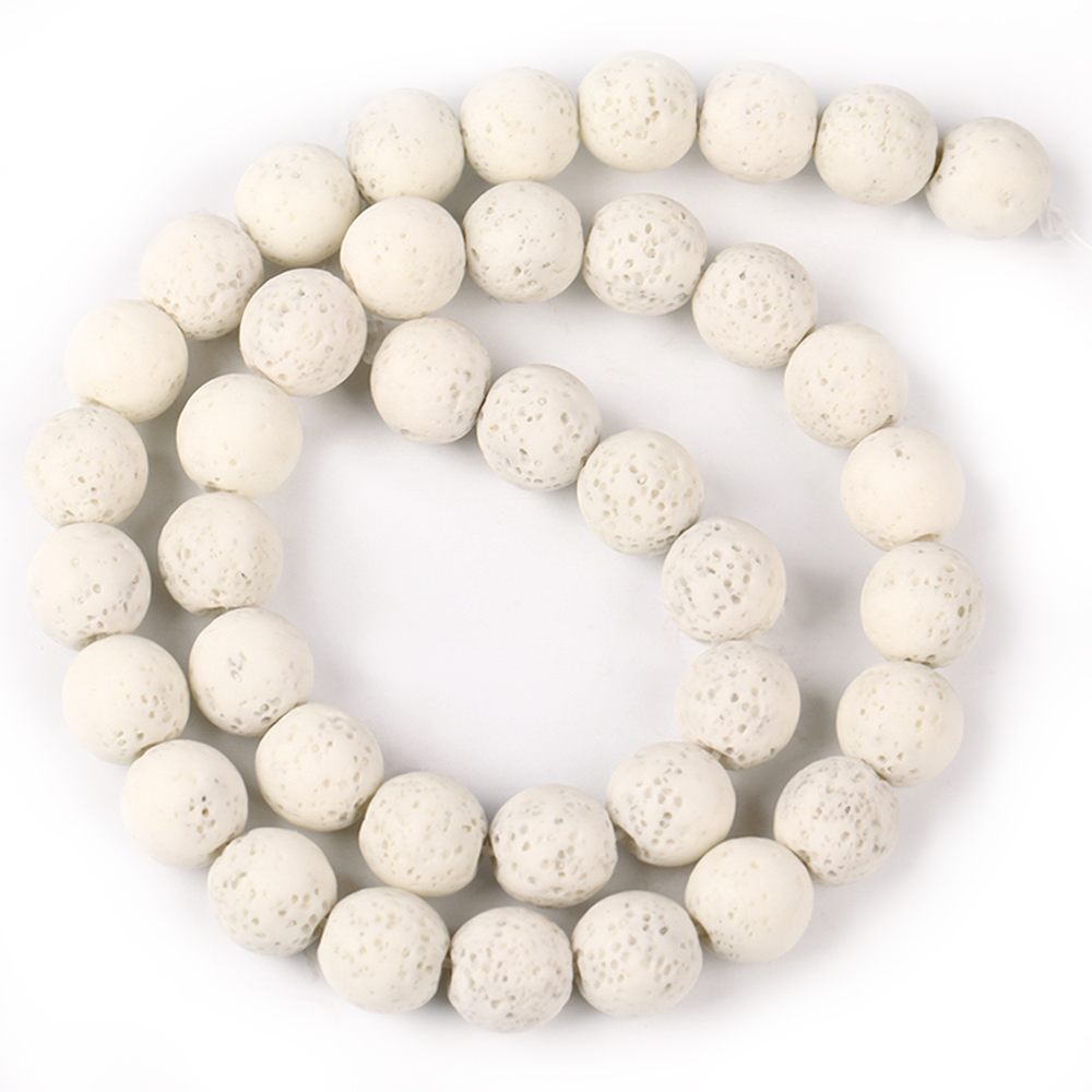 Perles rondes kaki 10 mm, 36 pièces