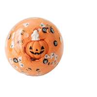 Jouet Squishy Citrouille d'Halloween Parfum Vaseline à Remontée Lente, Anti-Stress, Balle Sensorielle de Décompression pour Enfants et Adultes