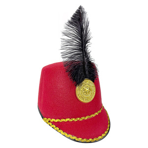 Chapeau de cérémonie britannique à plumes pour Halloween, idéal pour les spectacles, les carnavals et les fêtes - Vente en gros - Product Image 3