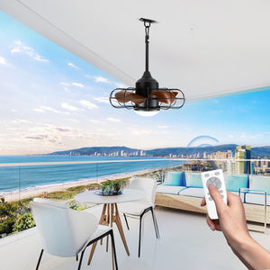 <span class=keywords><strong>Ventilador</strong></span> <span class=keywords><strong>de</strong></span> <span class=keywords><strong>Techo</strong></span> LED DC Moderno para Exteriores, Impermeable IP44, con Control Remoto Inteligente, Cuerpo <span class=keywords><strong>de</strong></span> Hierro Resistente al Óxido - Product Image 5