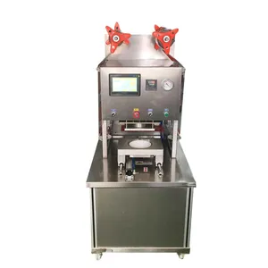 Tek kullanımlık kutu ördek kan gıda konteyner et yemek tepsisi dolum sızdırmazlık paketleme makinesi