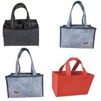 Sac de courses personnalisé en feutre, sac à vin en feutre, sac de courses en feutre