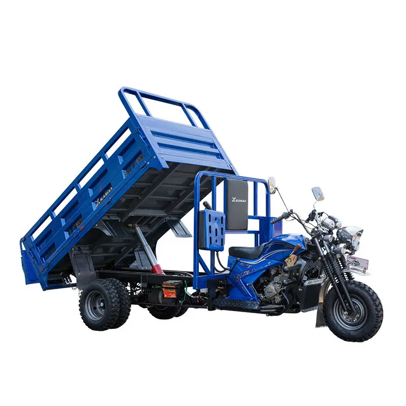 Kamax Auto Zelf Dumping Cargo Vijf Wiel 300CC Motor Drie Wiel Cargo Driewieler Motorfiets Driewieler Kwaliteit Cargo Loader