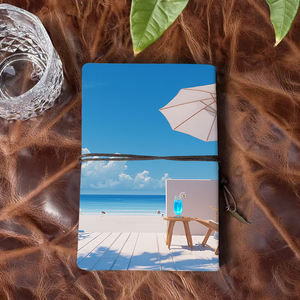 Carnet de notes A6 fait à la main Cadeau de Pâques amusant pour nièces/neveux Idéal pour les idées de décoration d'oeufs et les dessins avec chaise parapluie Tabl - Product Image 3