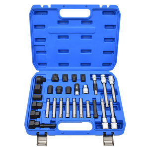 30pcs thép phát điện ròng rọc loại bỏ cài đặt công cụ Kit cho VW Audi Ford BMW Benz Volvo GM cho TOYOTA Buick Chevrolet - Product Image 1