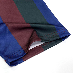 Tùy Chỉnh Cổ Điển Retro V Cổ Tương Phản Sọc Thiết Kế Người Đàn Ông Của Bóng Đá Jersey Camiseta De Futbol Cộng Với Kích Thước Bóng Đá Jersey - Product Image 5