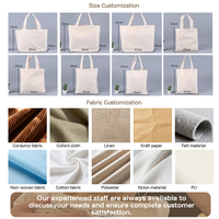 Grand sac fourre-tout rose en toile grande capacité avec poignées assorties, logo personnalisé pour le shopping et les trajets quotidiens