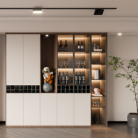 Meubles de salon modernes personnalisables : armoires de bar et de buffet avec un design peu encombrant et grande capacité