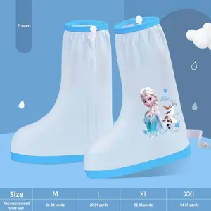 Cubiertas <span class=keywords><strong>de</strong></span> zapatos antideslizantes impermeables <span class=keywords><strong>de</strong></span> tubo alto, equipo <span class=keywords><strong>de</strong></span> lluvia para estudiantes <span class=keywords><strong>de</strong></span> escuela primaria para niños y niñas para jugar en arena <span class=keywords><strong>de</strong></span> agua - Product Image 6