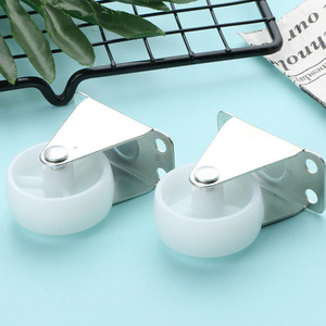 ล้อเฟอร์นิเจอร์ Minghaoge ขนาด 35 มม. สีขาว PP แบบแข็ง ล้อเงียบ สำหรับใช้กับลิ้นชัก - Product Image 1