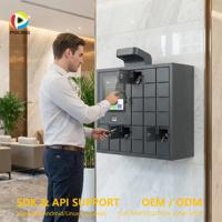 Sistema Inteligente de Gestión de Acceso a Propiedades con Gabinete de Llaves Montado en la Pared para Apartamentos, Inmobiliarias y Edificios de Oficinas