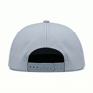 Casquette de baseball de haute qualité non structurée à 5 panneaux, style Dad Hat, avec visière plate, pour <span class=keywords><strong>la</strong></span> course à pied, avec <span class=keywords><strong>broderie</strong></span> de logo personnalisée - Product Image 4