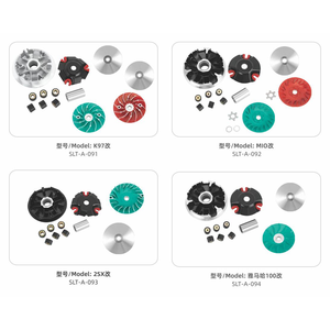 GOODER Nuevo Juego de Polea Variadora de Embrague CVT Personalizado para NMAX PCX CLICK VARIO <span class=keywords><strong>MIO</strong></span>, Ventilador de Transmisión de Motocicleta de Plástico y Aleación de Aluminio - Product Image 5