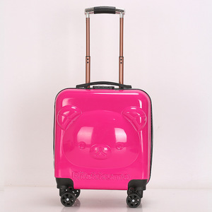 Wholesale 18 Inch Kids Cartoon <strong>Suitcase</strong> Mini Carry-On ABS +PC Luggage with Spinner Caster <strong>Lightweight</strong> Durable for Holiday Travel - Product Image 3
