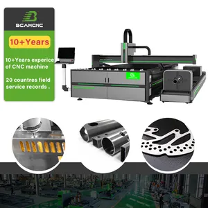 3015 1000w 1500w 3000w CNC Sheet Metal Pipe Tube Fiber Laser Cutting Machine with rotary