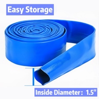 Tuyau d'irrigation agricole flexible anti-UV haute pression double 100m en PVC durable pour l'incendie