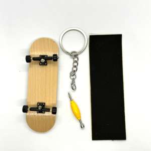 Mini fingerboard professionnel porte-clés avec trucks et roues - Product Image 2