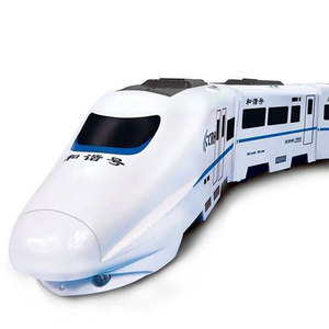 Treno Elettrico ad Alta Velocità per Bambini, Modello di Simulazione Ferroviaria Universale, Giocattolo Educativo per la Prima Infanzia - Product Image 1