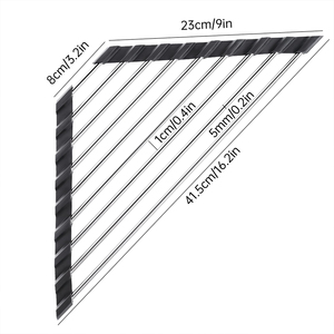 <span class=keywords><strong>Escurridor</strong></span> de platos enrollable triangular <span class=keywords><strong>plegable</strong></span> de acero inoxidable para esquinas pequeñas de fregadero, <span class=keywords><strong>escurridor</strong></span> de cocina <span class=keywords><strong>multiusos</strong></span> sobre el fregadero - Product Image 3