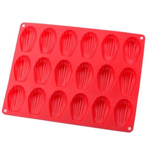Moule en silicone à 18 cavités pour madeleines, biscuits, bonbons, chocolat, non toxique, antiadhésif, outils de pâtisserie DIY en forme de coquillage - Product Image 5
