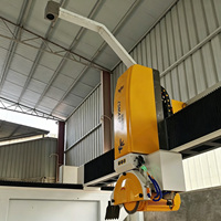 Scie à pont 4+2 axes pour machine de découpe de granit et de marbre, avec roulement, boîte de vitesses, moteur, pompe, machine CNC, engrenage personnalisable