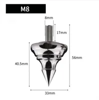 Accessoires Audio Haut-Parleur Spécial OEM Isolation Magnétique Antichoc Pieds en Acier Inoxydable 316 Stand Spike