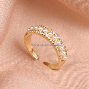 Nuovissimo Anello da Donna con Cristalli, Anello con Diamante, Anello in Oro da <span class=keywords><strong>2</strong></span> Grammi - Product Image 5