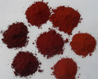 Oxyde de fer Pigment rouge S190130 pour peinture encre plastique caoutchouc tuile couleur brique