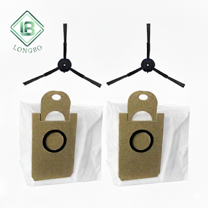 Sac de filtre à poussière de brosse de bord de rotation d'angle latéral adapté aux pièces de rechange d'aspirateur robotique <span class=keywords><strong>Proscenic</strong></span> X1 / X1S <span class=keywords><strong>accessoires</strong></span> de fixation - Product Image 1
