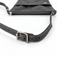 Sac bandoulière en papier kraft lavable pour femme, sac à main léger à fermeture éclair, petit sac à bandoulière décontracté pour festival et voyage