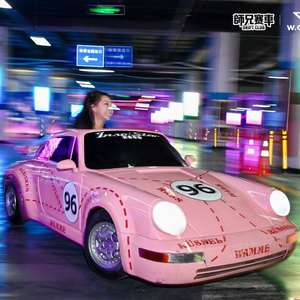 Mini F40 et Mini 911, véhicules électriques puissants, musique, deux sièges en cuir, kart électrique à LED pour parcs d'attractions - Product Image 5