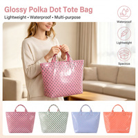 Sac fourre-tout personnalisé avec logo, en PVC, écologique, imperméable, en TPU, réutilisable, pour événements, sac d'épicerie, fabricant pour salons professionnels