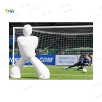 Mannequins de football gonflables en PVC durables pour adultes, forme humaine, pour l'entraînement aux coups francs, utilisation en extérieur, taille personnalisable