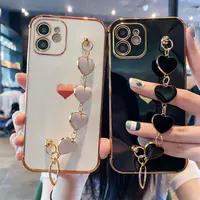 Luxury Brand Square Leather Phone Case For iPhone 11 Case 12 13 14 Pro Max  X XS Max XR 6 7 8 Plus SE Shockproof Soft Back Covers