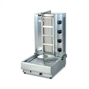 Heavy Duty Doner Kebab Machine Commercial Lpg Gas Shawarma Machine Bbq Grill Meat Roaster para restaurante