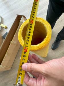 Matériau d'isolation thermique imperméable à l'eau Feuille d'aluminium Face Fibre <span class=keywords><strong>de</strong></span> <span class=keywords><strong>verre</strong></span> Tuyau <span class=keywords><strong>de</strong></span> <span class=keywords><strong>vapeur</strong></span> Isolation Soutenu <span class=keywords><strong>Laine</strong></span> <span class=keywords><strong>de</strong></span> <span class=keywords><strong>verre</strong></span> - Product Image 4