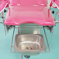 Table d'examen médical électrique pour hôpital, gynécologie, obstétrique et accouchement DST-3004 avec hauteur réglable