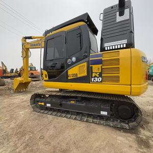 Excavadora Usada Komatsu PC130 de 13 Toneladas, Excavadora Hidráulica de Orugas de Segunda Mano de Japón, Excavadora Mediana Original PC130-7 pc130-8 - Product Image 1