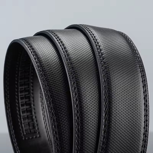 Cinturón Personalizado <span class=keywords><strong>de</strong></span> Estilo <span class=keywords><strong>de</strong></span> Negocios <span class=keywords><strong>para</strong></span> <span class=keywords><strong>Hombre</strong></span> con Correa <span class=keywords><strong>de</strong></span> <span class=keywords><strong>Cuero</strong></span> Negro y Hebilla Automática, Faja <span class=keywords><strong>para</strong></span> Jeans - Product Image 3