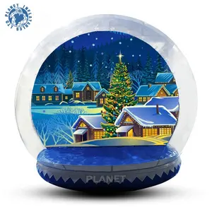 Commercial Outdoor Giant Events Inflatable Snow Globe Clear Advertising Inflatable Snow Globes