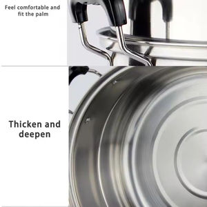 Juego de Ollas de Acero Inoxidable de 10 Piezas, Venta al Por Mayor de Fábrica, Olla, Cacerola, Apto para Lavavajillas y Horno, Ecológico, para el Hogar - Product Image 3