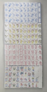 Tuiles de Mahjong Américain en Acrylique Luxe Miss <span class=keywords><strong>Darling</strong></span>, 160 Pièces, 3 Couches, Portables et Modernes, Idéales pour les Cadeaux et le Divertissement Adulte - Product Image 2