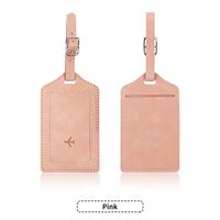 JUSTOP Ensemble de voyage de luxe en cuir personnalisé avec porte-cartes RFID et étiquettes de bagages pour la famille