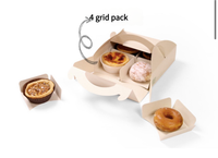 Yafei Luxe Oriental Mousse Transport Emballage Personnalisé Cadeau Creative Donut Oeuf Tarte Gâteau Boîtes
