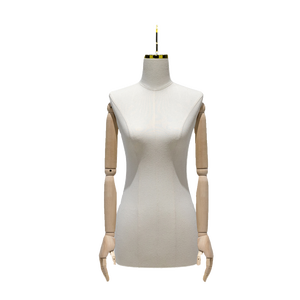 Höhenverstellbare Weibliche Halbkörper-Schaufensterpuppe, Oberkörper-Mannequin aus Fiberglas, Kopflos, <span class=keywords><strong>Robben</strong></span> T-3 - Product Image 5